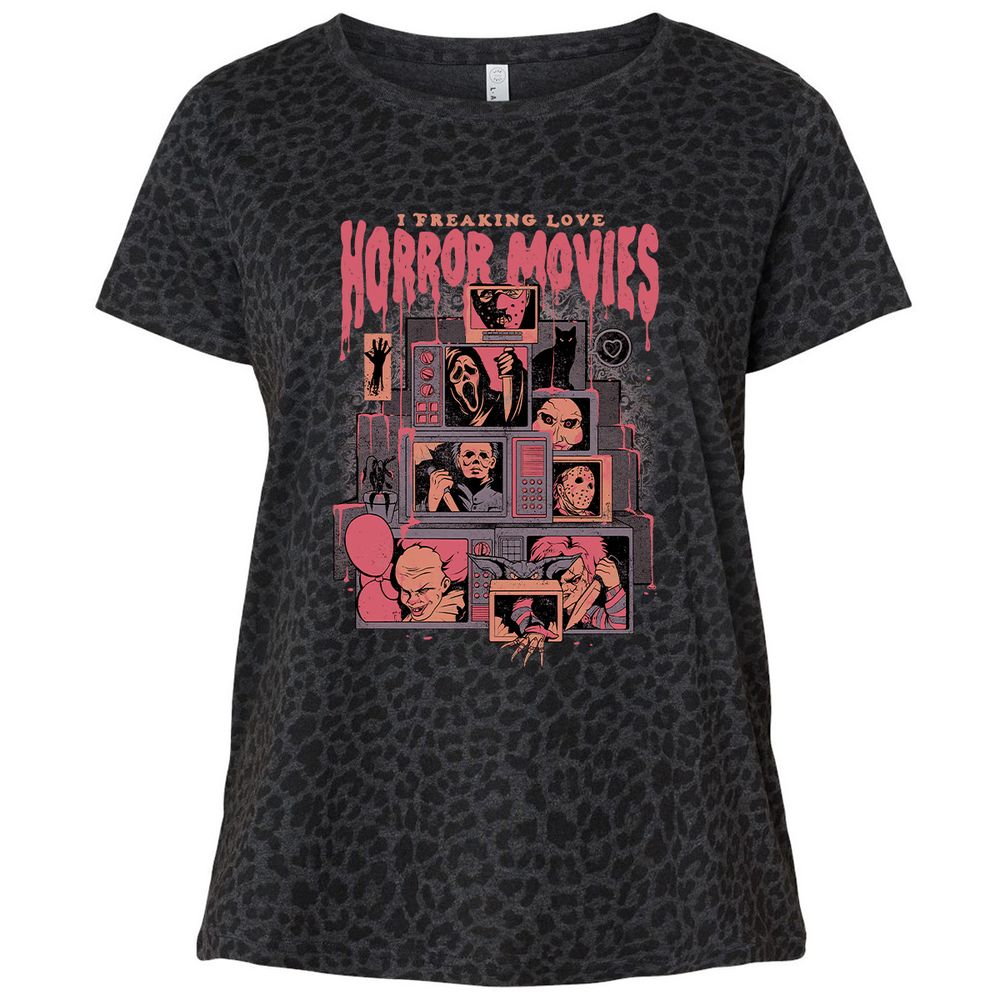 Ladies Curvy Jersey - ECPMW2BY - Black Leopard - 11