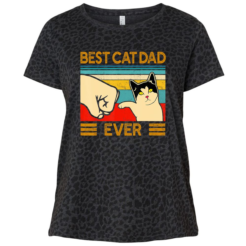 Ladies Curvy Jersey - 2FR3DX1U - Black Leopard - 11