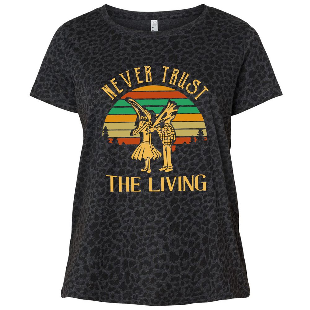 Ladies Curvy Jersey - M7DRKM7S - Black Leopard - 11