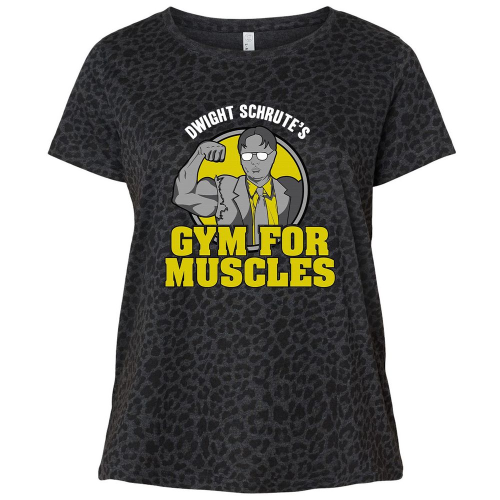 Ladies Curvy Jersey - CFWM8ZVT - Black Leopard - 11