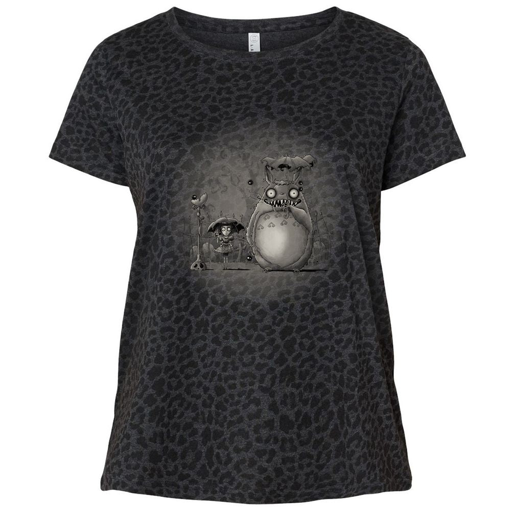 Ladies Curvy Jersey - 782T538M - Black Leopard - 11