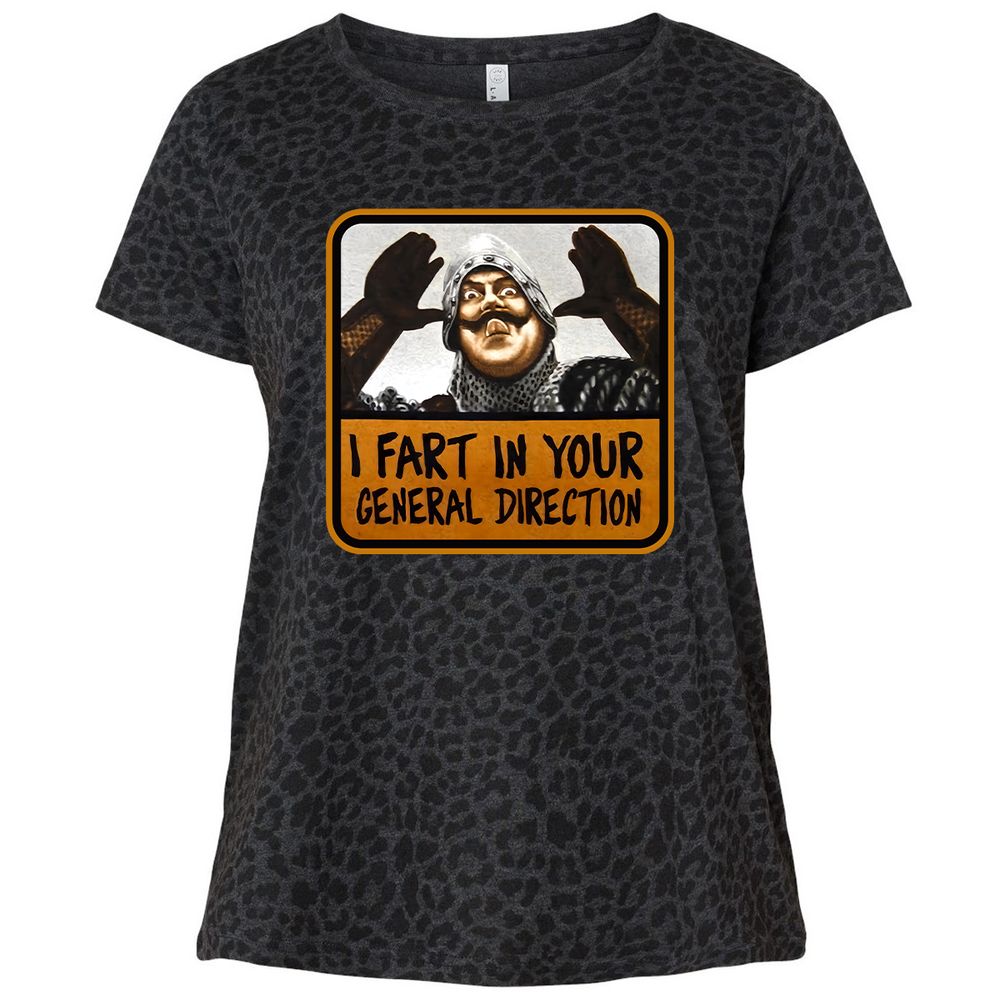 Ladies Curvy Jersey - BHJJRTEW - Black Leopard - 11