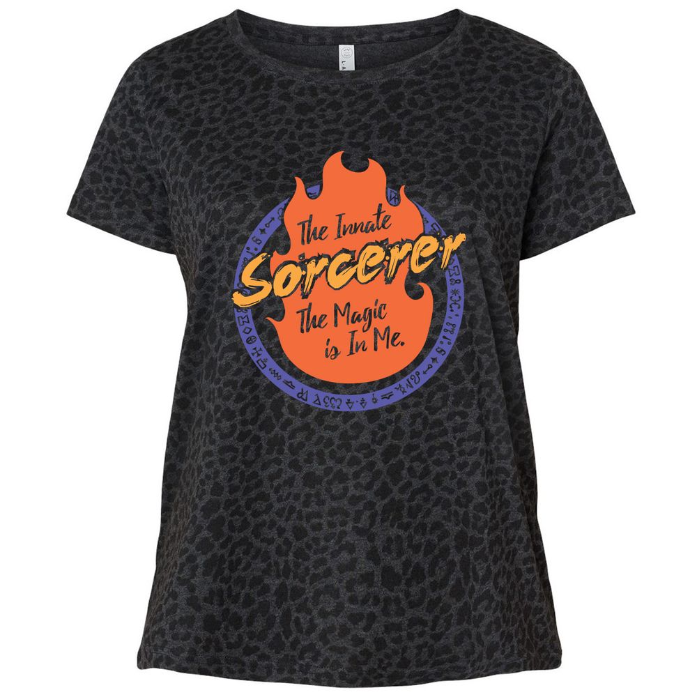 Ladies Curvy Jersey - 8MM2Q5BJ - Black Leopard - 11