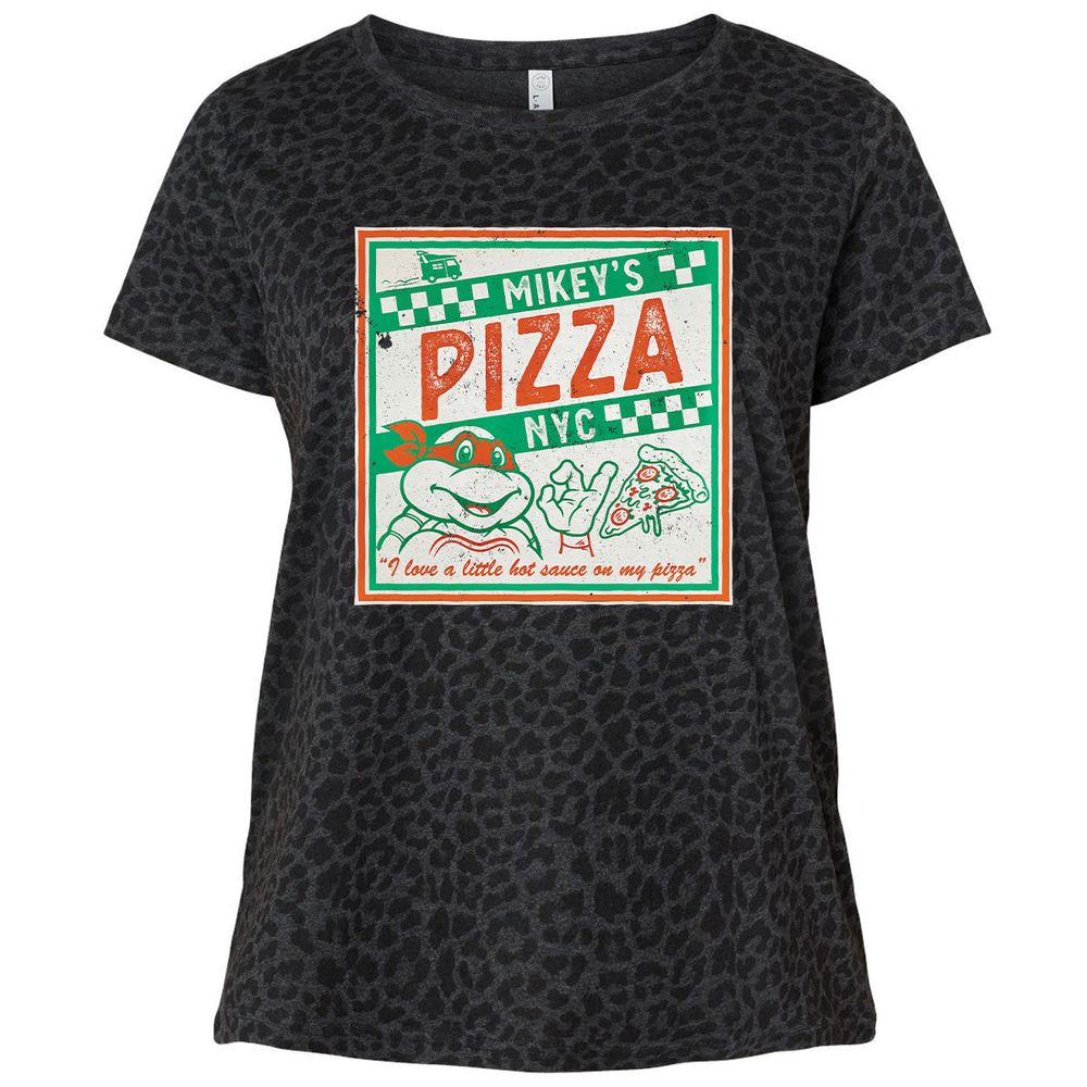 Ladies Curvy Jersey - MDUV1JS6 - Black Leopard - 11