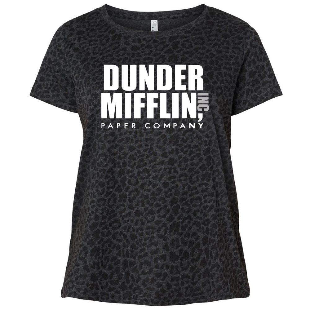 Ladies Curvy Jersey - XBYKJ7TE - Black Leopard - 11