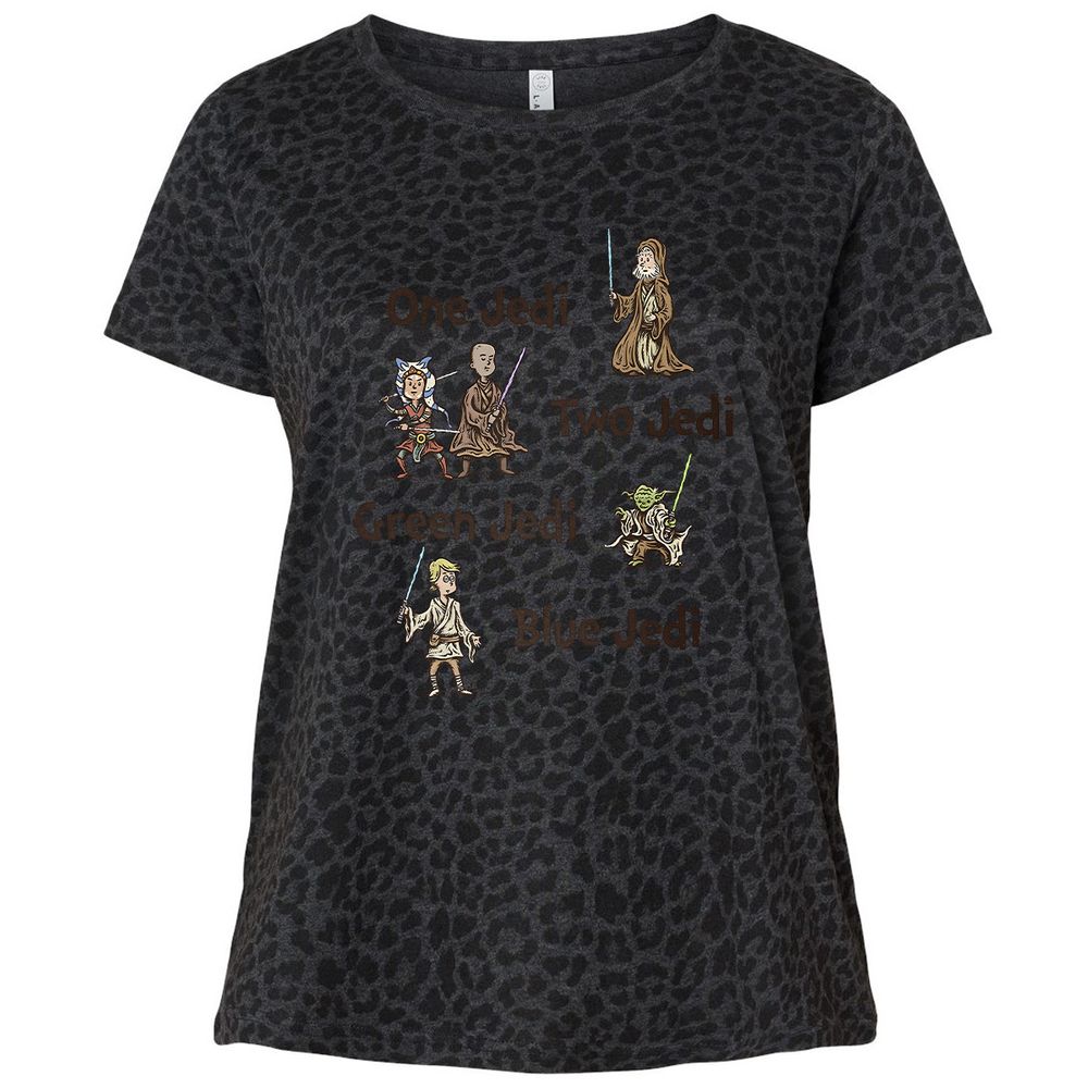 Ladies Curvy Jersey - 2RR7DS4E - Black Leopard - 11