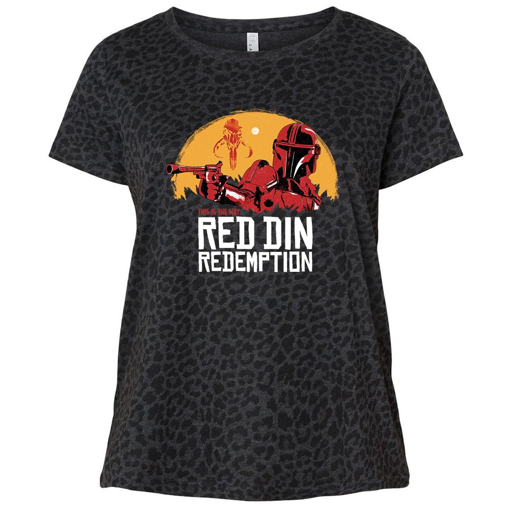 Ladies Curvy Jersey - RZECS984 - Black Leopard - 11