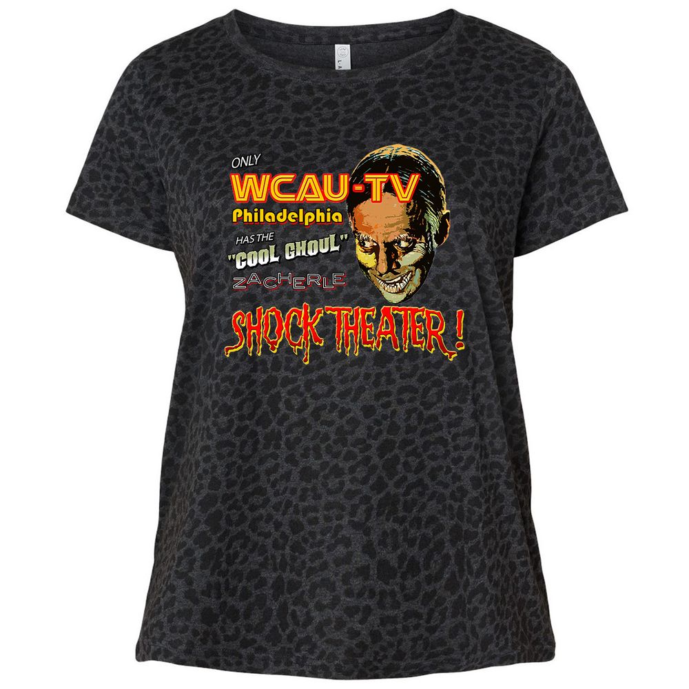 Ladies Curvy Jersey - B3FV59LX - Black Leopard - 11