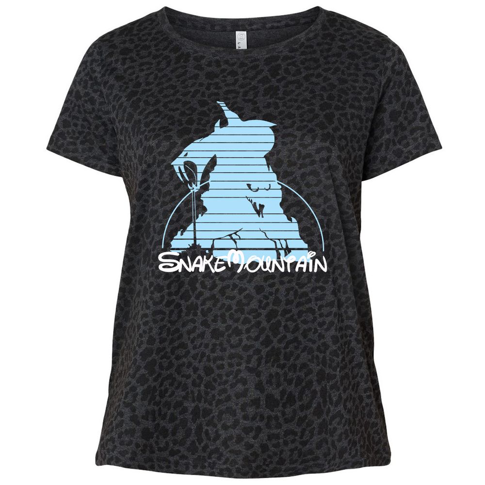 Ladies Curvy Jersey - 7MXHBAKN - Black Leopard - 11