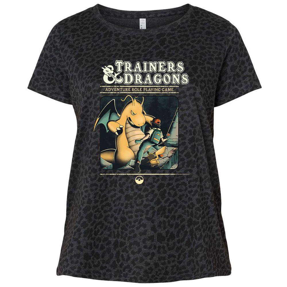 Ladies Curvy Jersey - SG63ZH4S - Black Leopard - 11