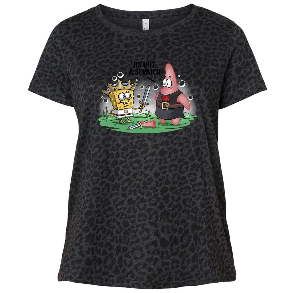 Ladies Curvy Jersey - JEWQZN9P - Black Leopard - 11