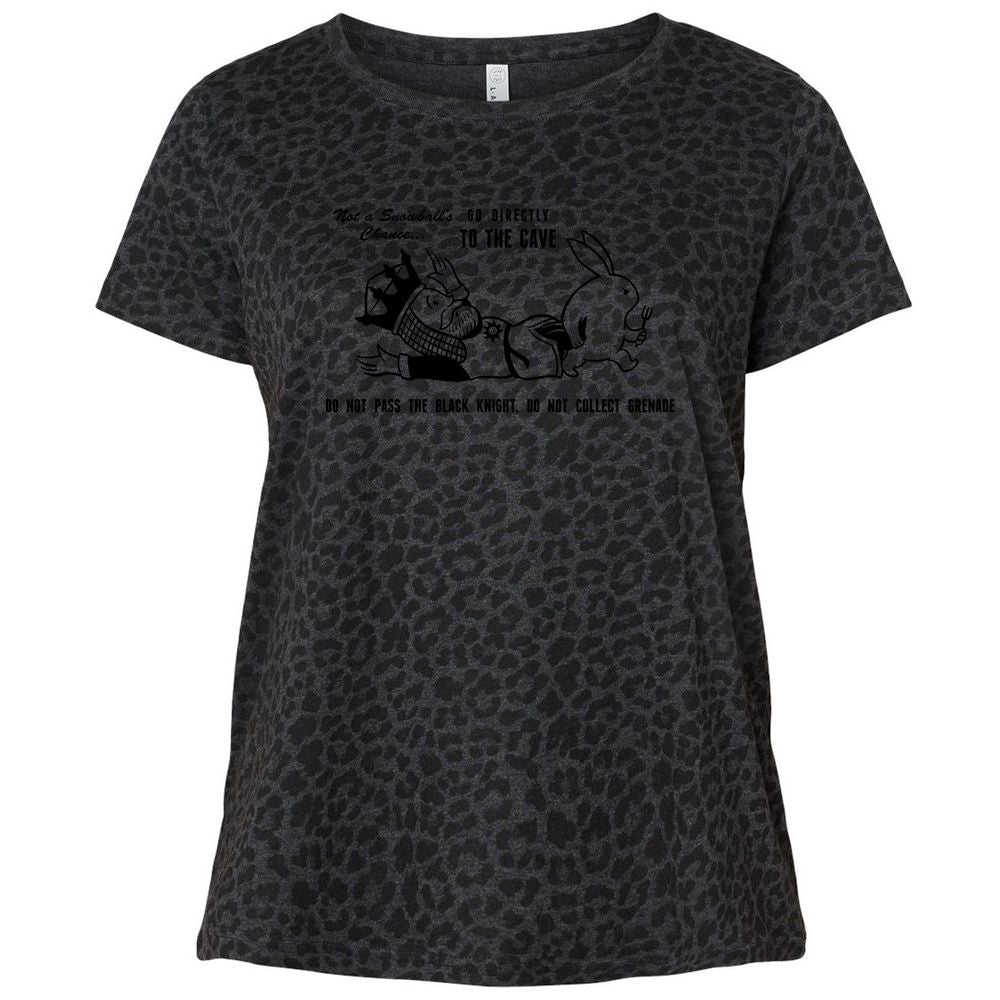 Ladies Curvy Jersey - 1FSFQ1YA - Black Leopard - 11