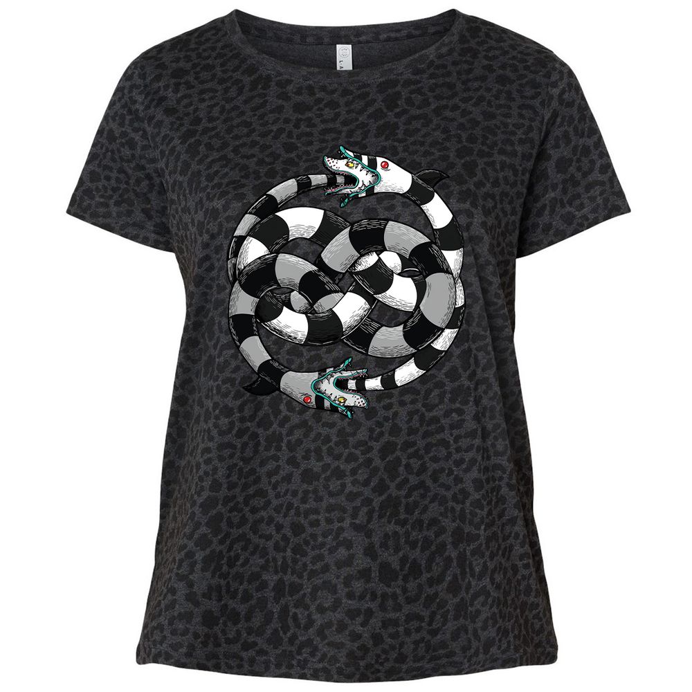 Ladies Curvy Jersey - G47GUTRD - Black Leopard - 11