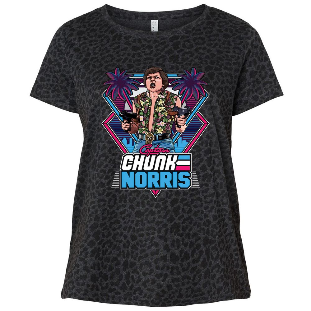 Ladies Curvy Jersey - LRV5CU6T - Black Leopard - 11