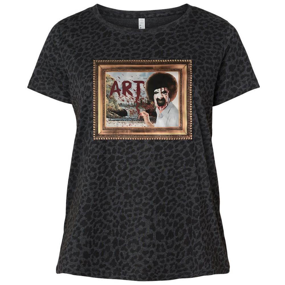 Ladies Curvy Jersey - V2K6S6A2 - Black Leopard - 11