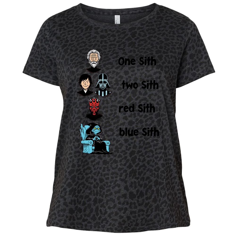 Ladies Curvy Jersey - HQQ1UHM5 - Black Leopard - 11