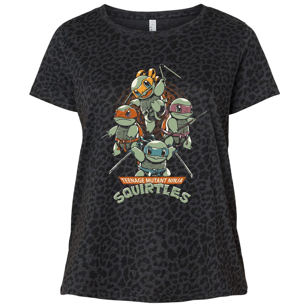 Ladies Curvy Jersey - YDA3G961 - Black Leopard - 11