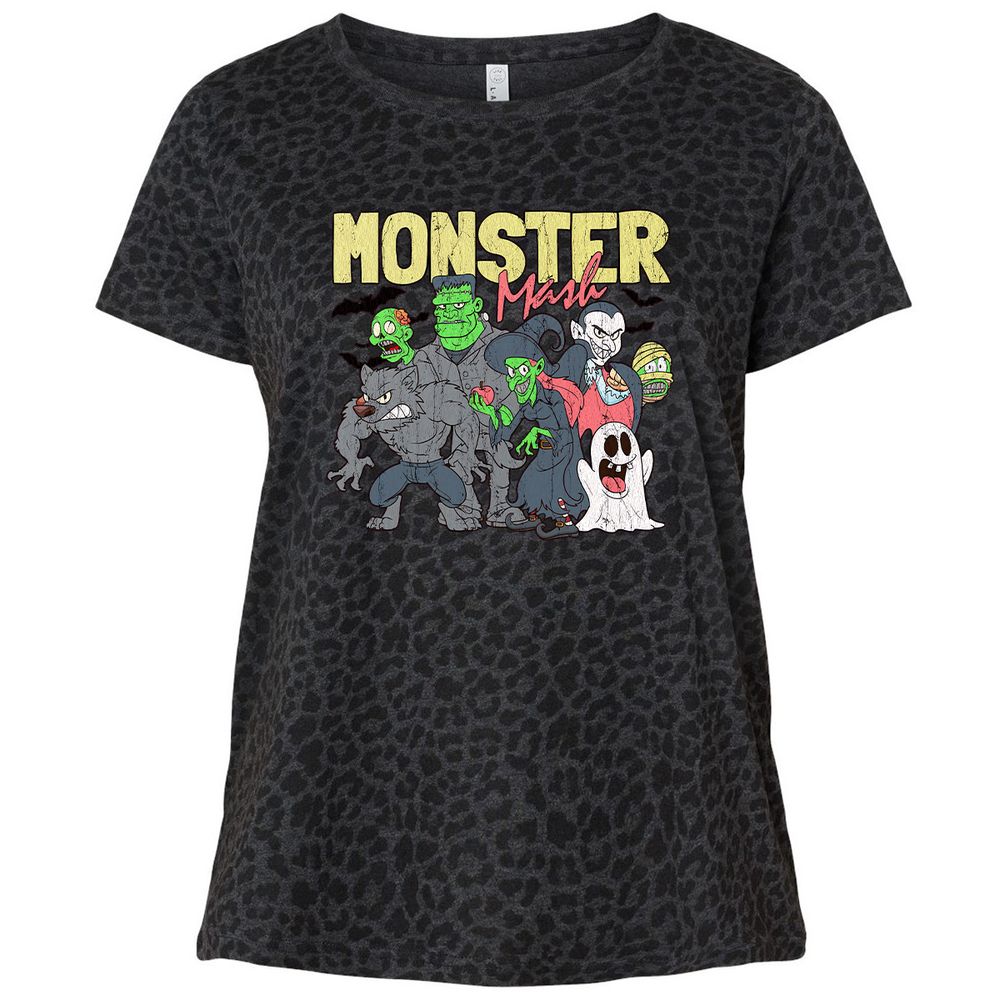 Ladies Curvy Jersey - JNA52AHL - Black Leopard - 11