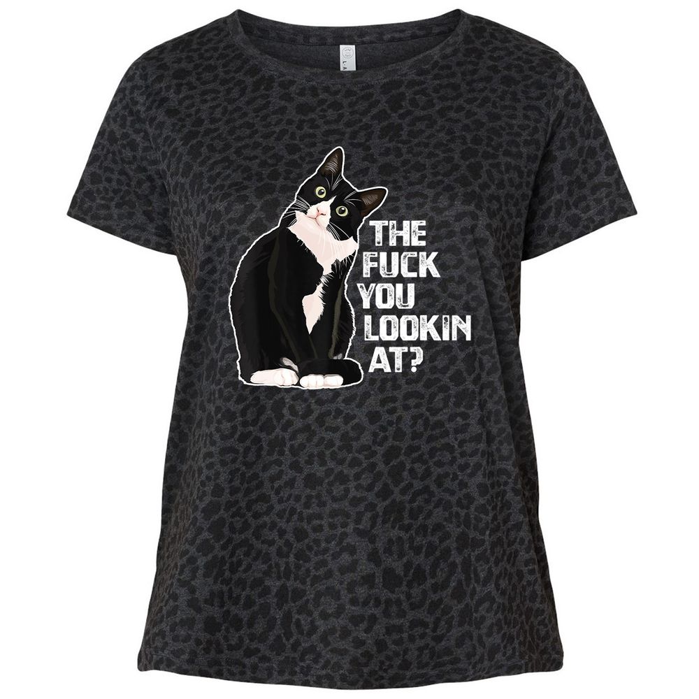 Ladies Curvy Jersey - DC2J6W3M - Black Leopard - 11