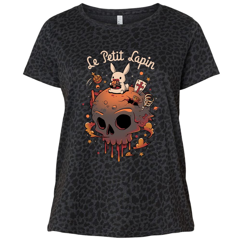 Ladies Curvy Jersey - DX4QUFN6 - Black Leopard - 11