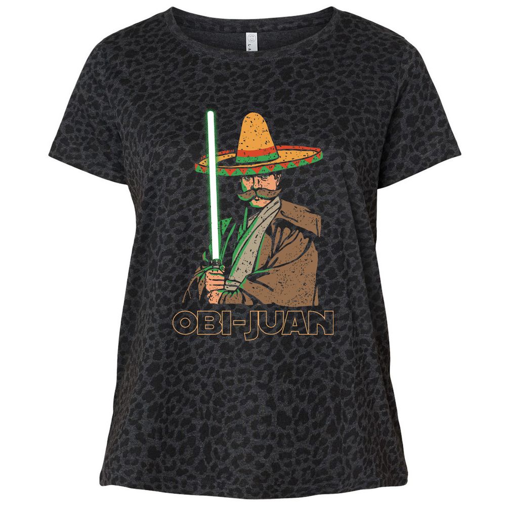 Ladies Curvy Jersey - KF74BVYC - Black Leopard - 11