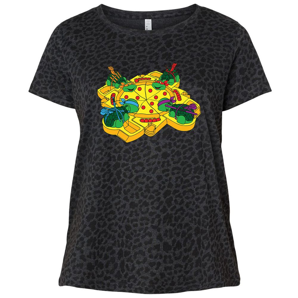 Ladies Curvy Jersey - QN6P7WK3 - Black Leopard - 11