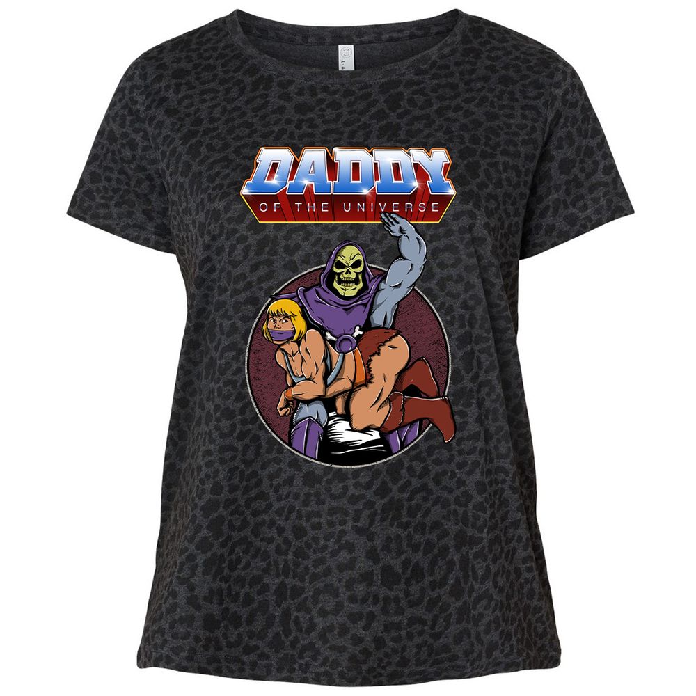 Ladies Curvy Jersey - D26TJN3E - Black Leopard - 11