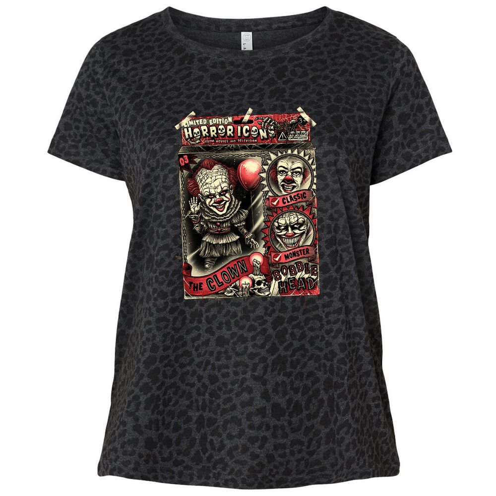 Ladies Curvy Jersey - HCAKBNUR - Black Leopard - 11