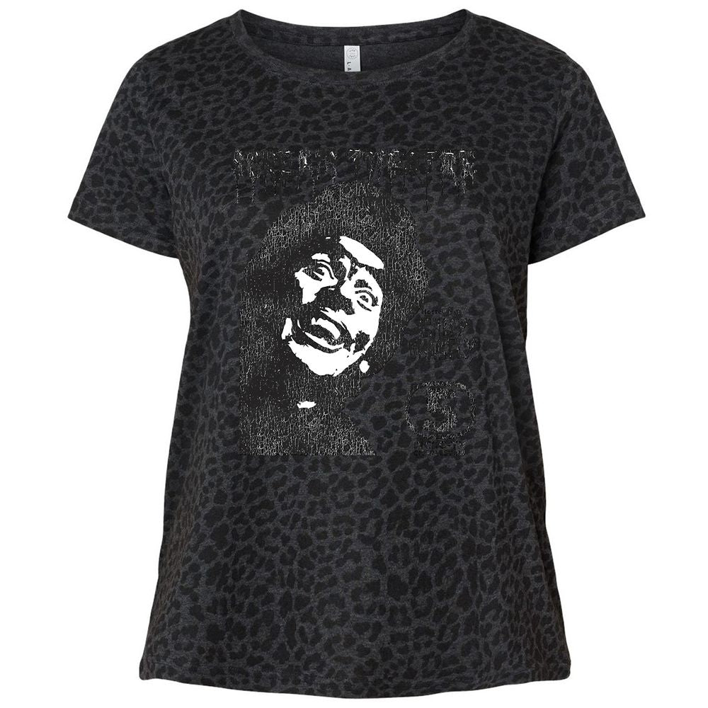 Ladies Curvy Jersey - TF8UT1DE - Black Leopard - 11