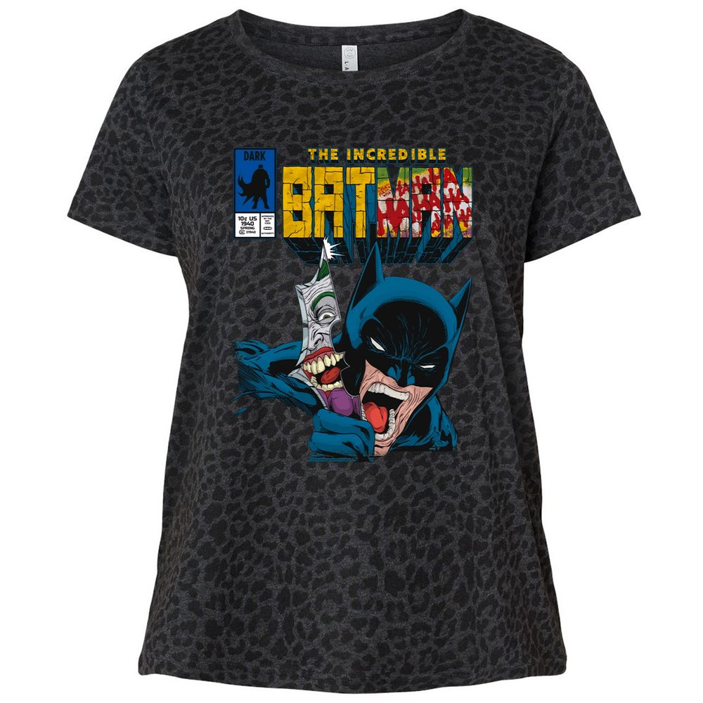 Ladies Curvy Jersey - Q8DNCT5W - Black Leopard - 11