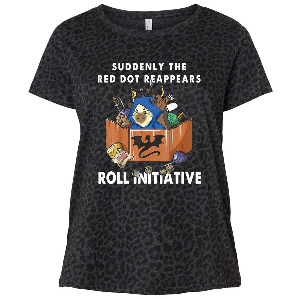 Ladies Curvy Jersey - NCH7U489 - Black Leopard - 11