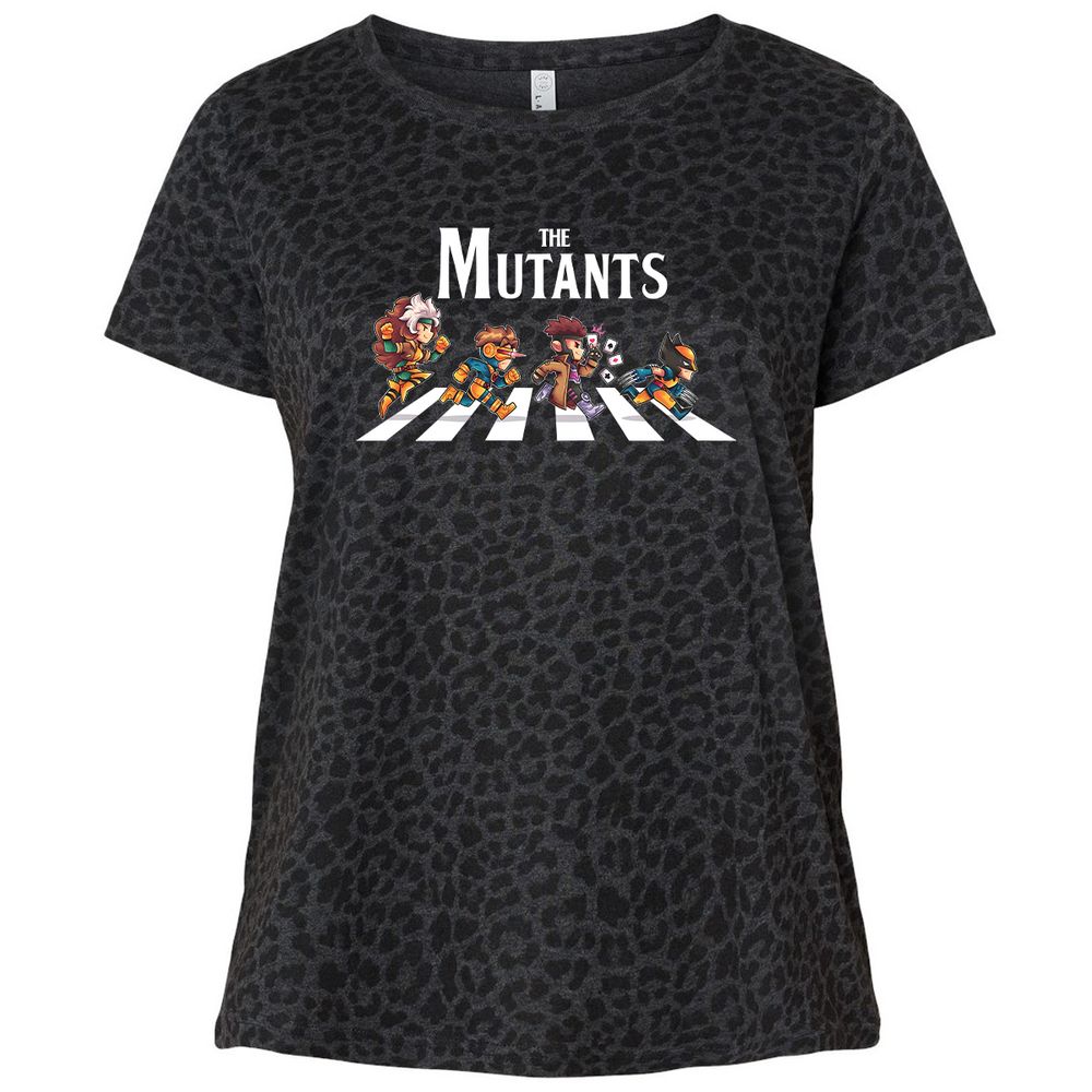 Ladies Curvy Jersey - XARCKSZG - Black Leopard - 11