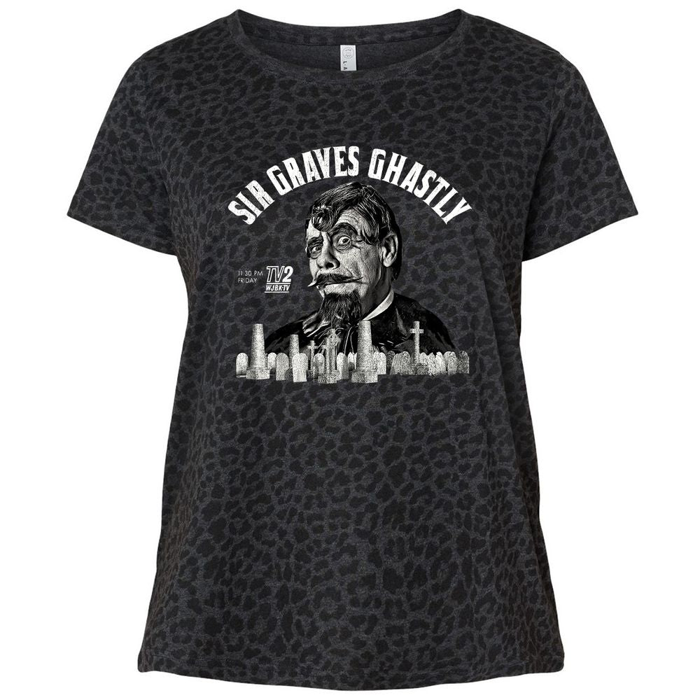 Ladies Curvy Jersey - GJUYKM1Y - Black Leopard - 11