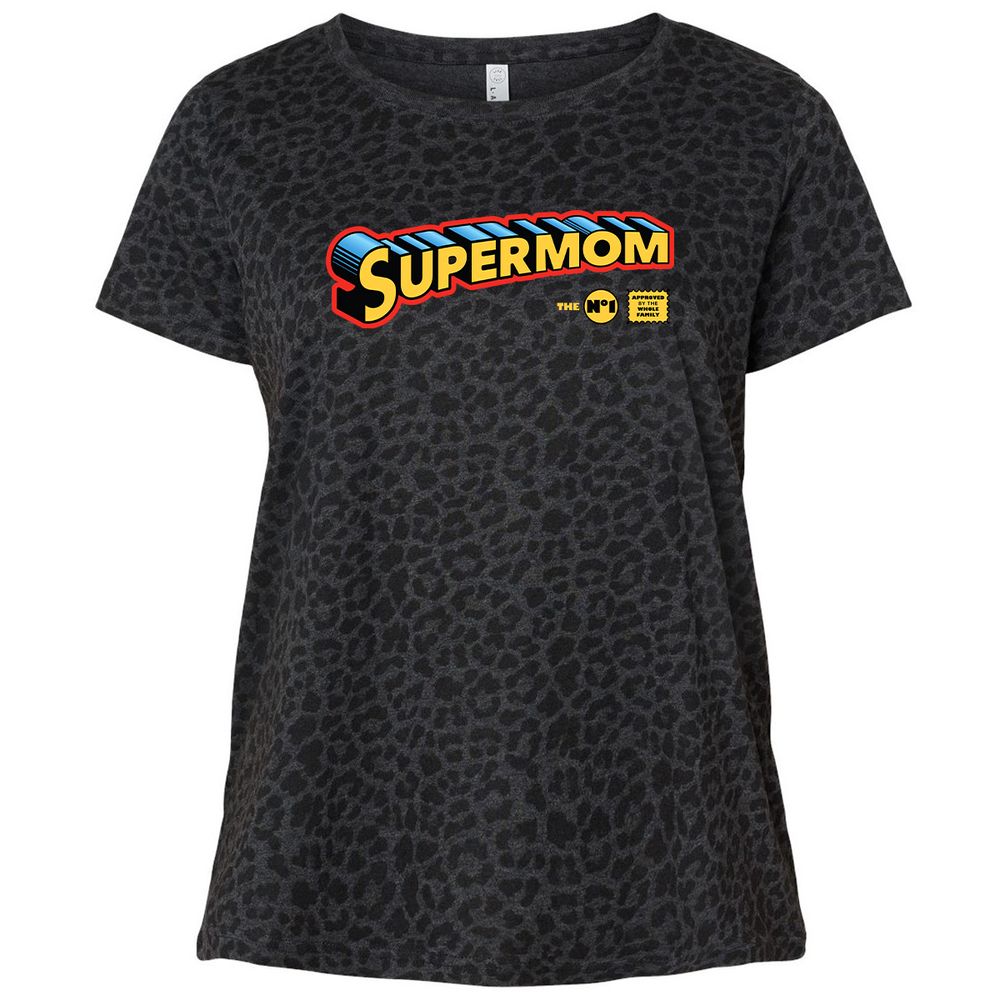 Ladies Curvy Jersey - 7ZS5Q3WQ - Black Leopard - 11