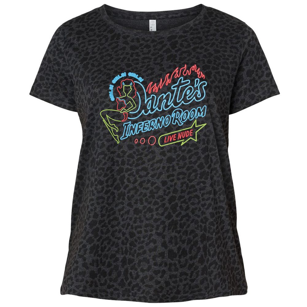 Ladies Curvy Jersey - 1DMUE9V9 - Black Leopard - 11