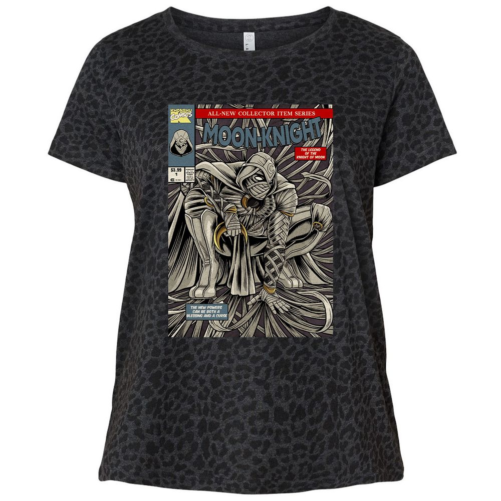 Ladies Curvy Jersey - GSAA897R - Black Leopard - 11