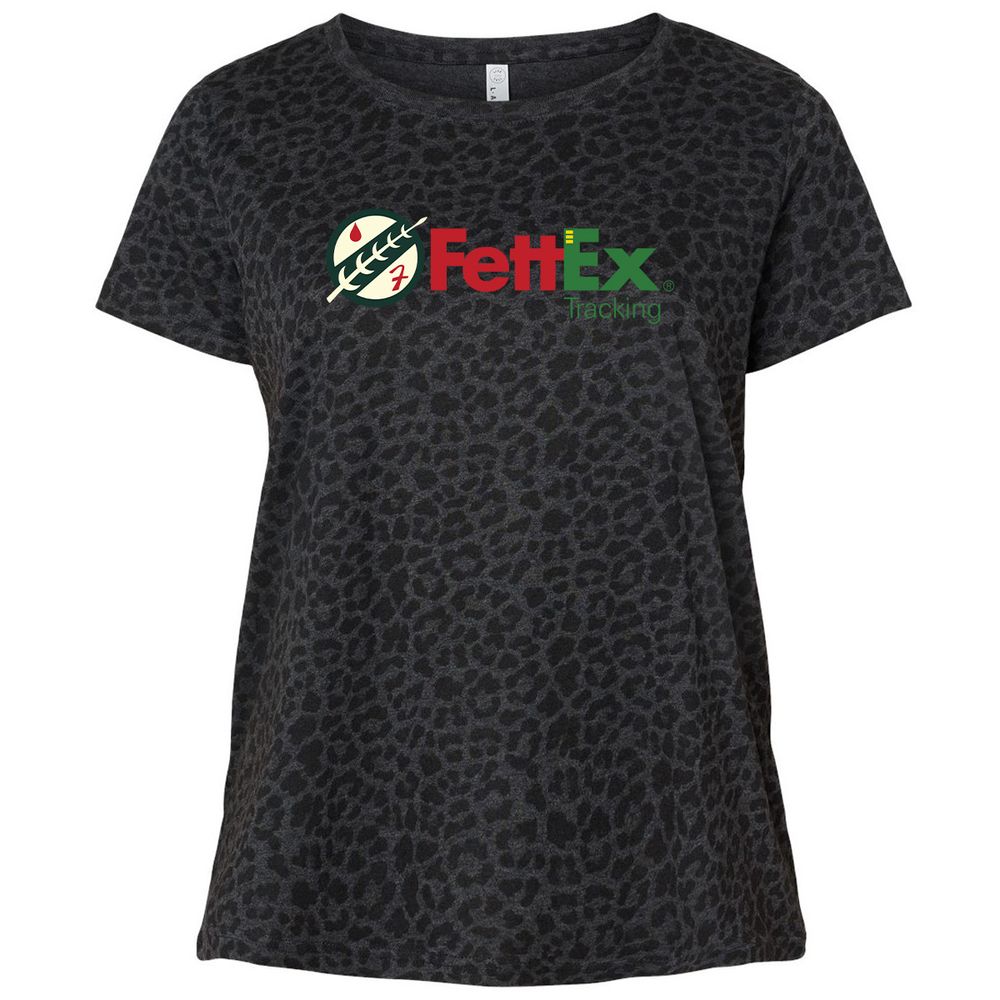 Ladies Curvy Jersey - GX97Q3A8 - Black Leopard - 11