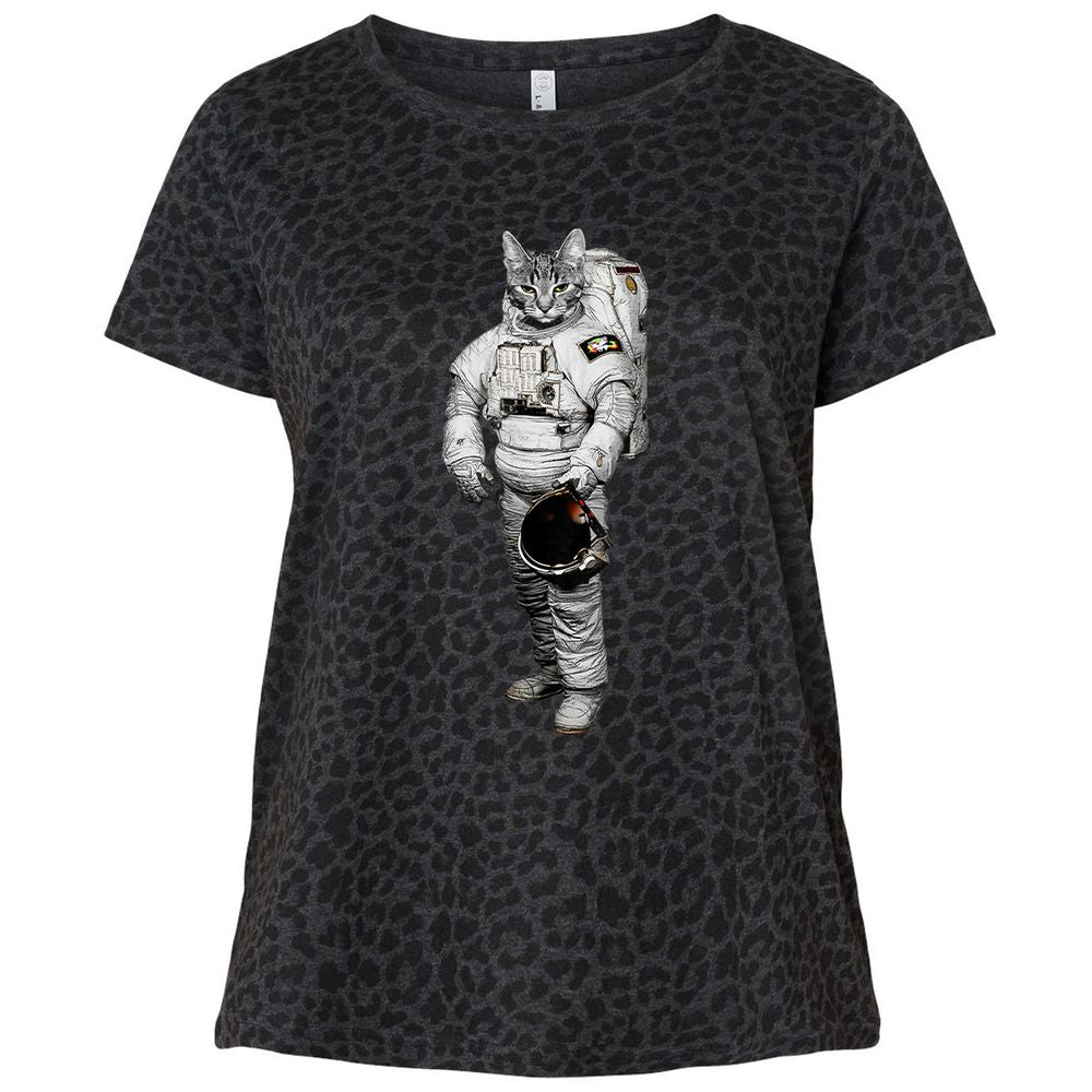 Ladies Curvy Jersey - AQJWRVDU - Black Leopard - 11