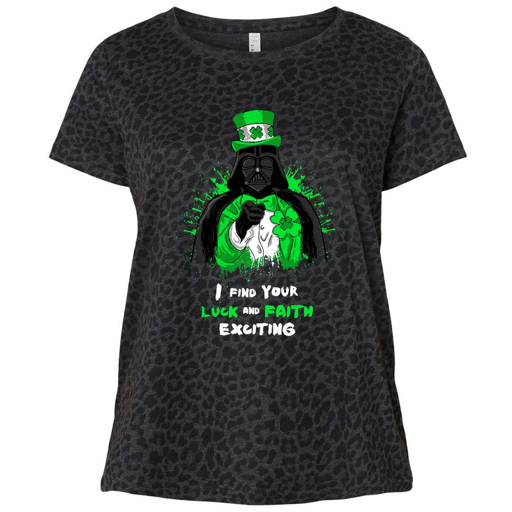 Ladies Curvy Jersey - DTXN2Y5R - Black Leopard - 11