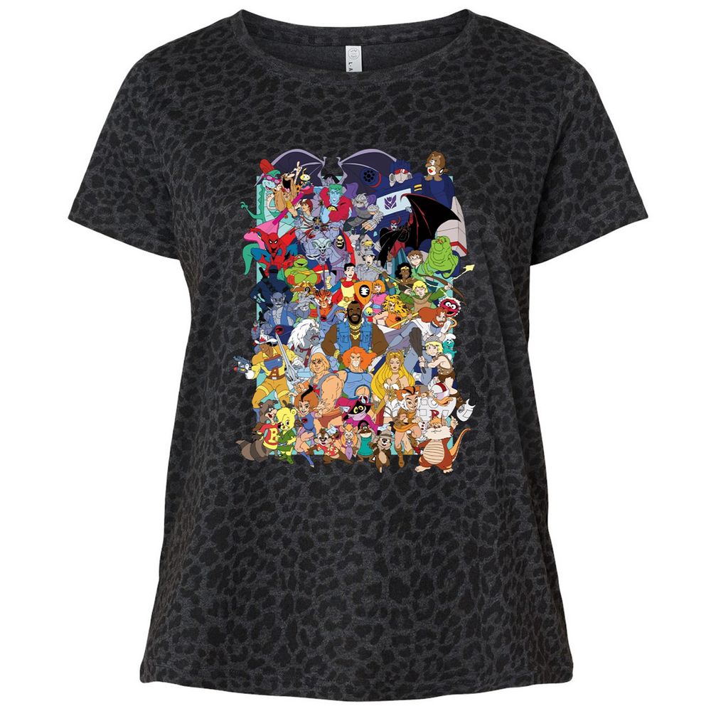 Ladies Curvy Jersey - 6U1L8L11 - Black Leopard - 11