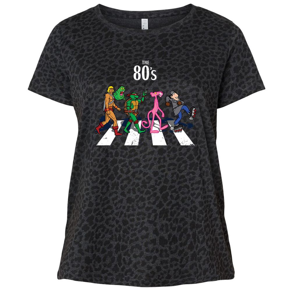 Ladies Curvy Jersey - 21PLXA1D - Black Leopard - 11