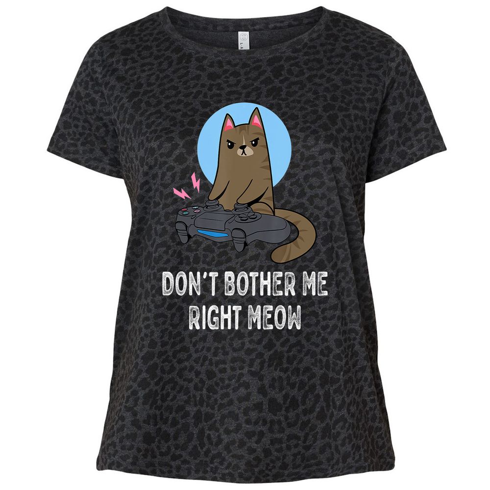 Ladies Curvy Jersey - D62G4C2W - Black Leopard - 11