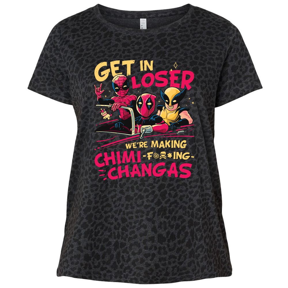 Ladies Curvy Jersey - ZHRQ93B4 - Black Leopard - 11