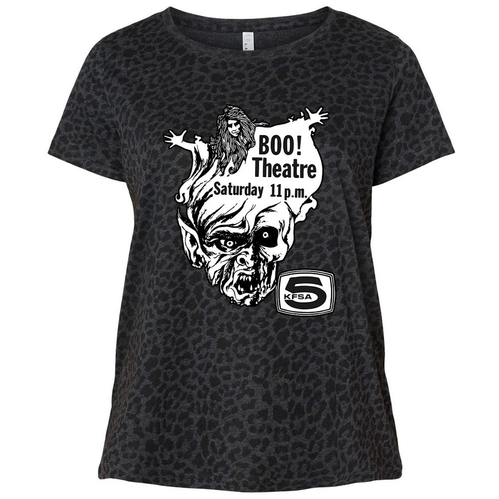 Ladies Curvy Jersey - ZK3JJX1C - Black Leopard - 11