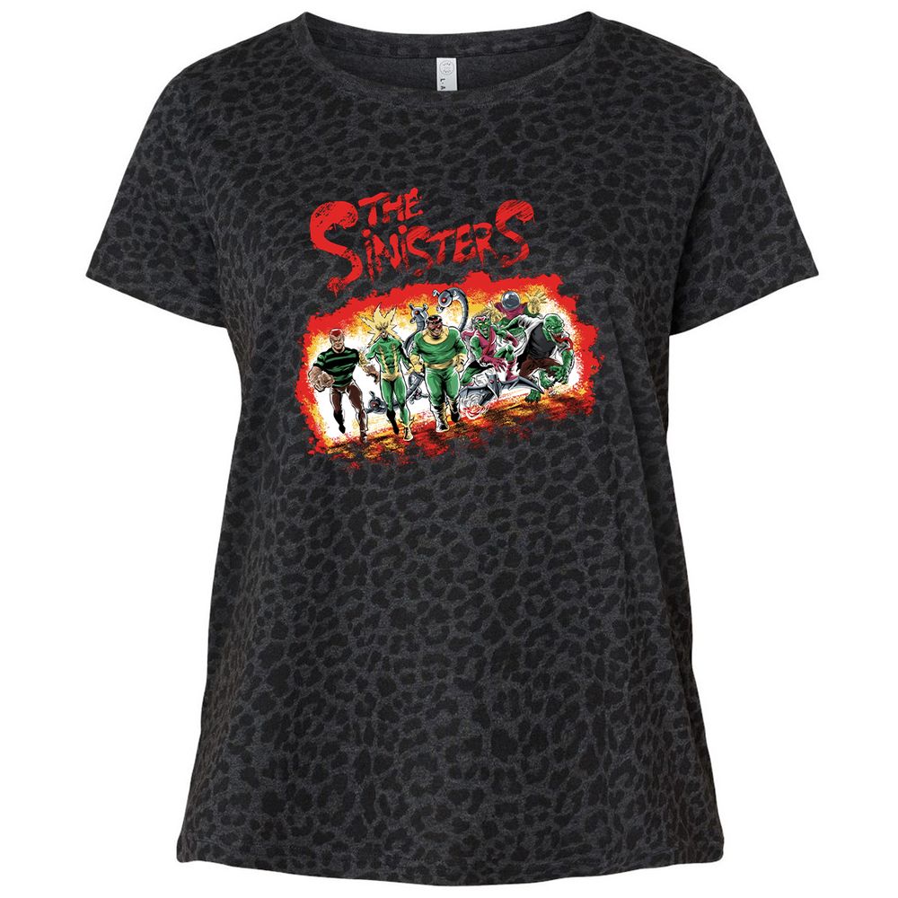 Ladies Curvy Jersey - 1L989C6G - Black Leopard - 11