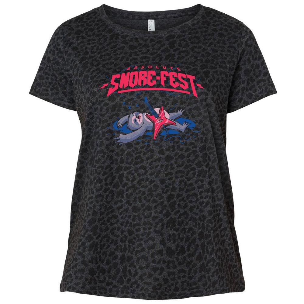 Ladies Curvy Jersey - 774KX6C4 - Black Leopard - 11