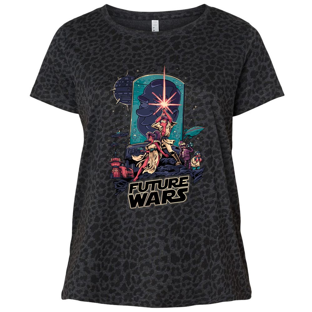 Ladies Curvy Jersey - CWDC3WV6 - Black Leopard - 11