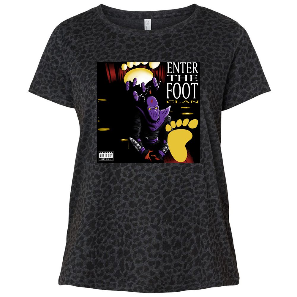 Ladies Curvy Jersey - WMCTPF33 - Black Leopard - 11