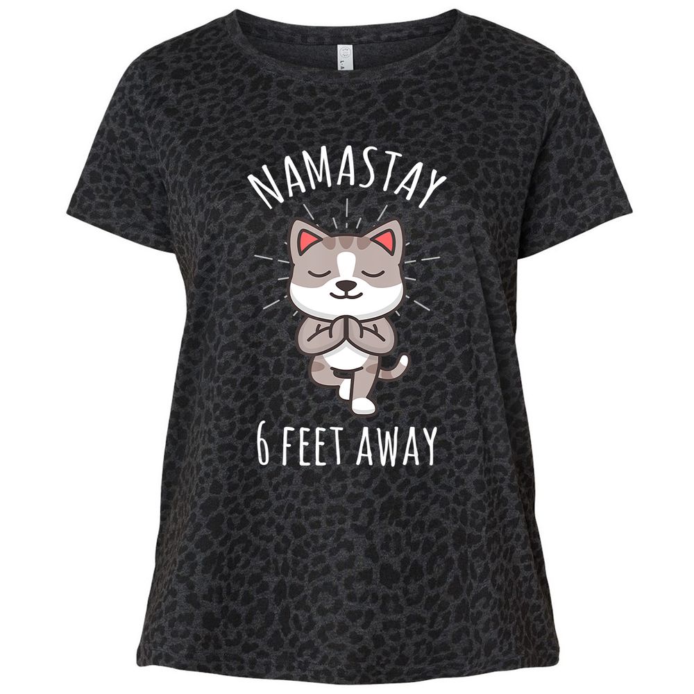 Ladies Curvy Jersey - R5VEDFLC - Black Leopard - 11