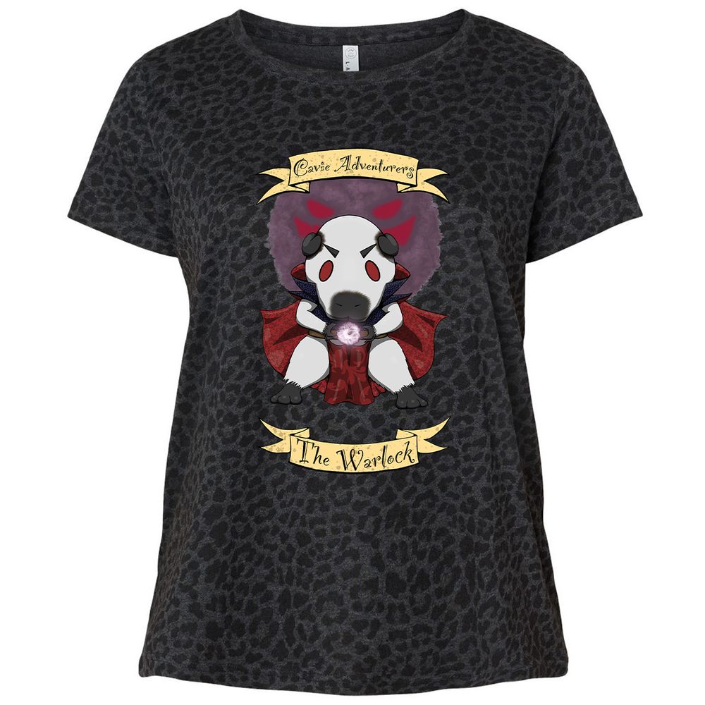 Ladies Curvy Jersey - XX1PQMFQ - Black Leopard - 11